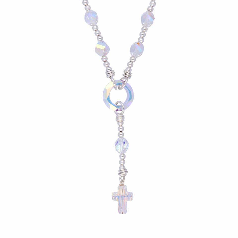 Rosario de Cristal y Plata