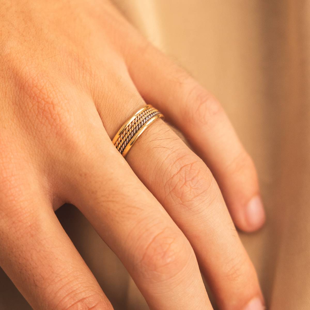 3 oros 18k amarillo, rojo y blanco